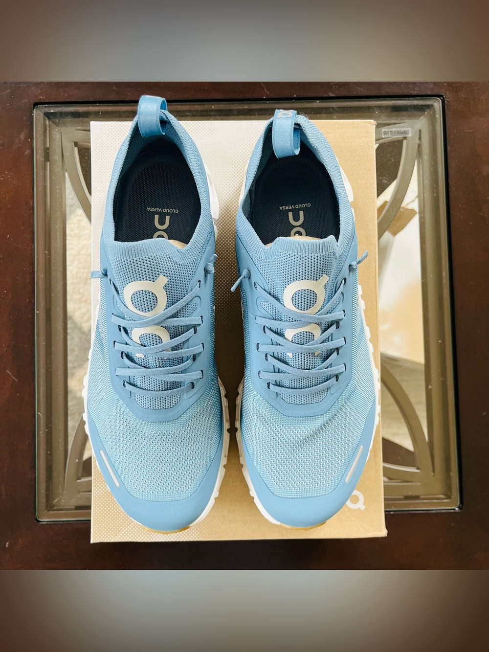 Sz 9 ON Cloud 6 Versa Women's Running Shoes Sneakers Dust/White 3WF10030906 - Picture 4 of 7
